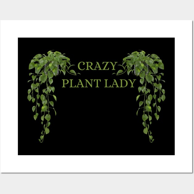 Crazy plant lady Wall Art by tocksickart